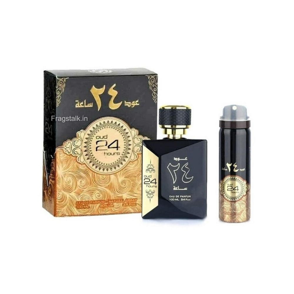 Oud 24 Hours EDP Arabian Spray Perfume 100ML By Ard al Zaafaran