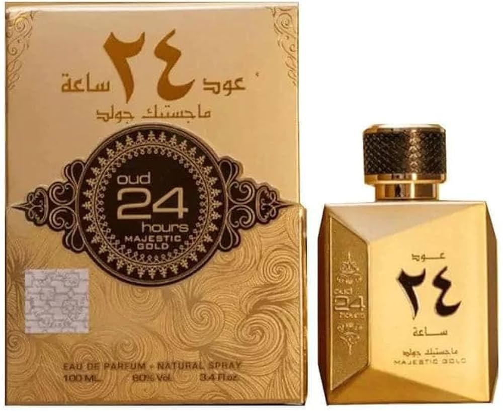 Oud 24 hours Majestic Gold EDP Arabian Spray Perfume 100ML By Ard al Zaafaran