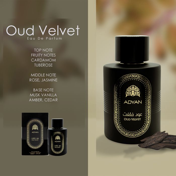 Oud Velvet 100ml Eau de Parfum By Adyan